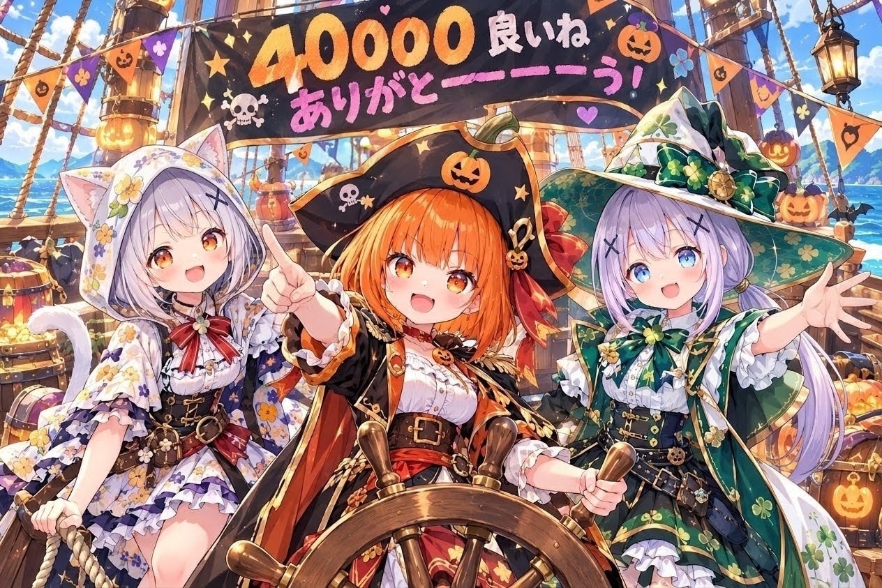 お陰様で40000良いね突破！ありがとうございます🎃 | の人気AIイラスト・グラビア