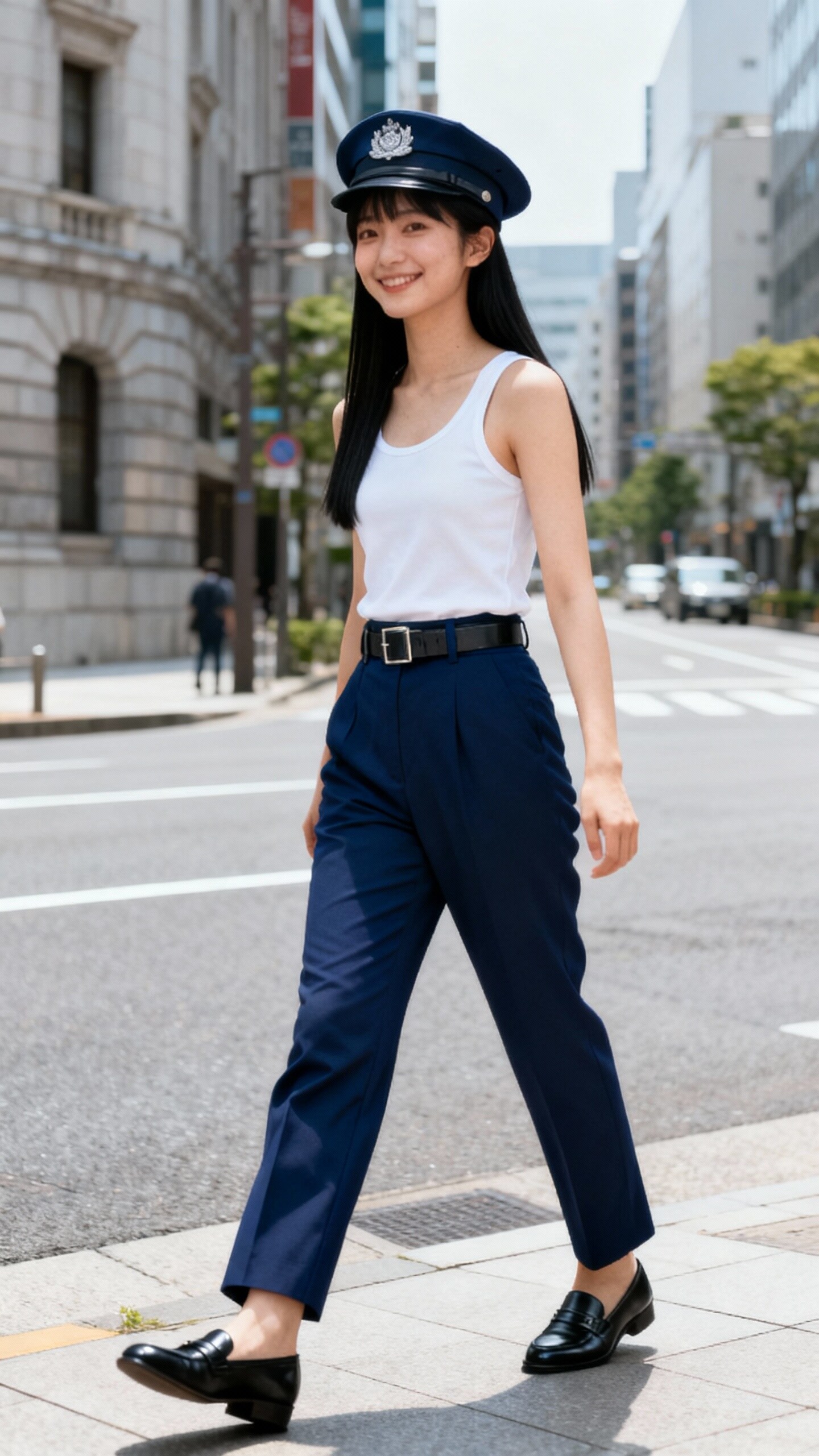 かっこかわいい婦警姫神英梨菜の日本橋パトロール