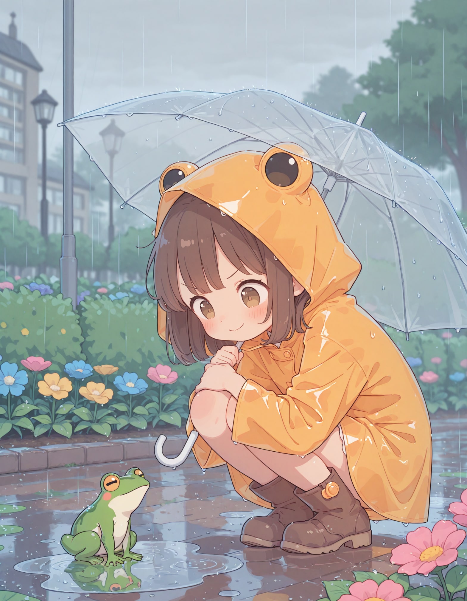 雨の日の少女3