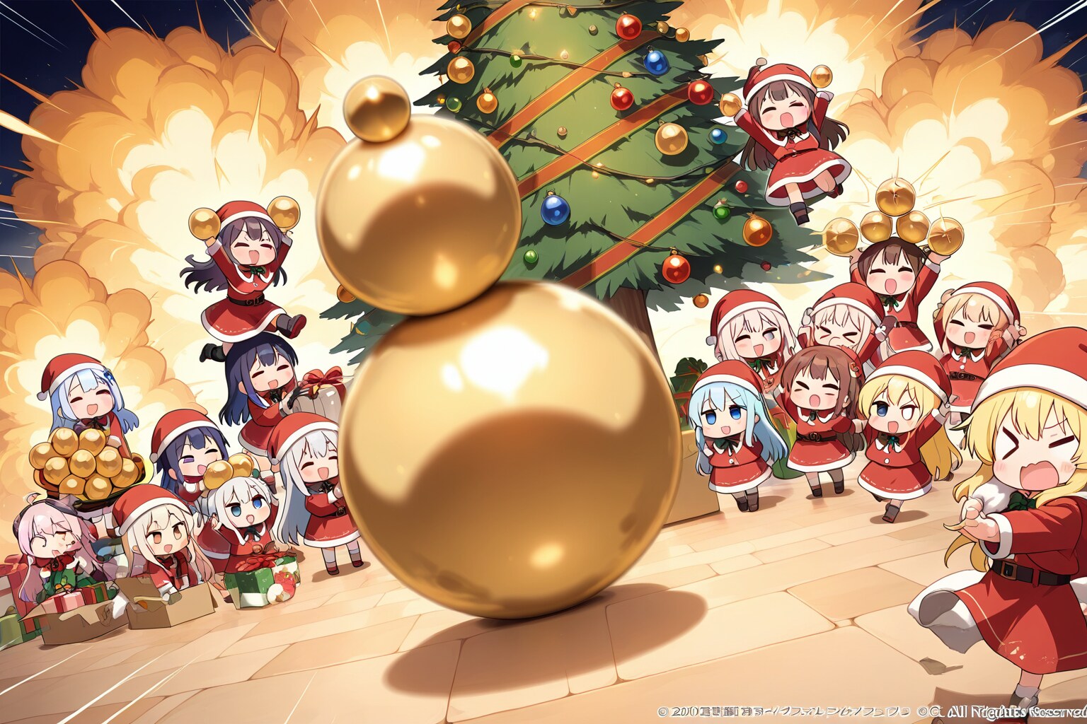 メリーきんたまス | の人気AIイラスト・グラビア