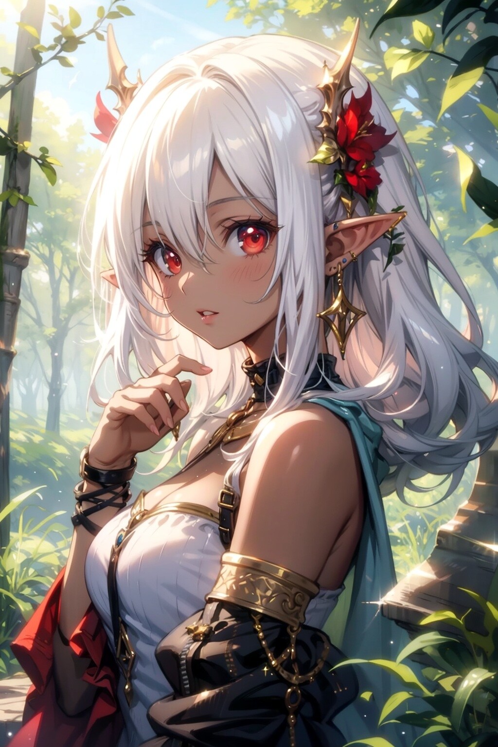 美少女ダークエルフ | の人気AIイラスト・グラビア