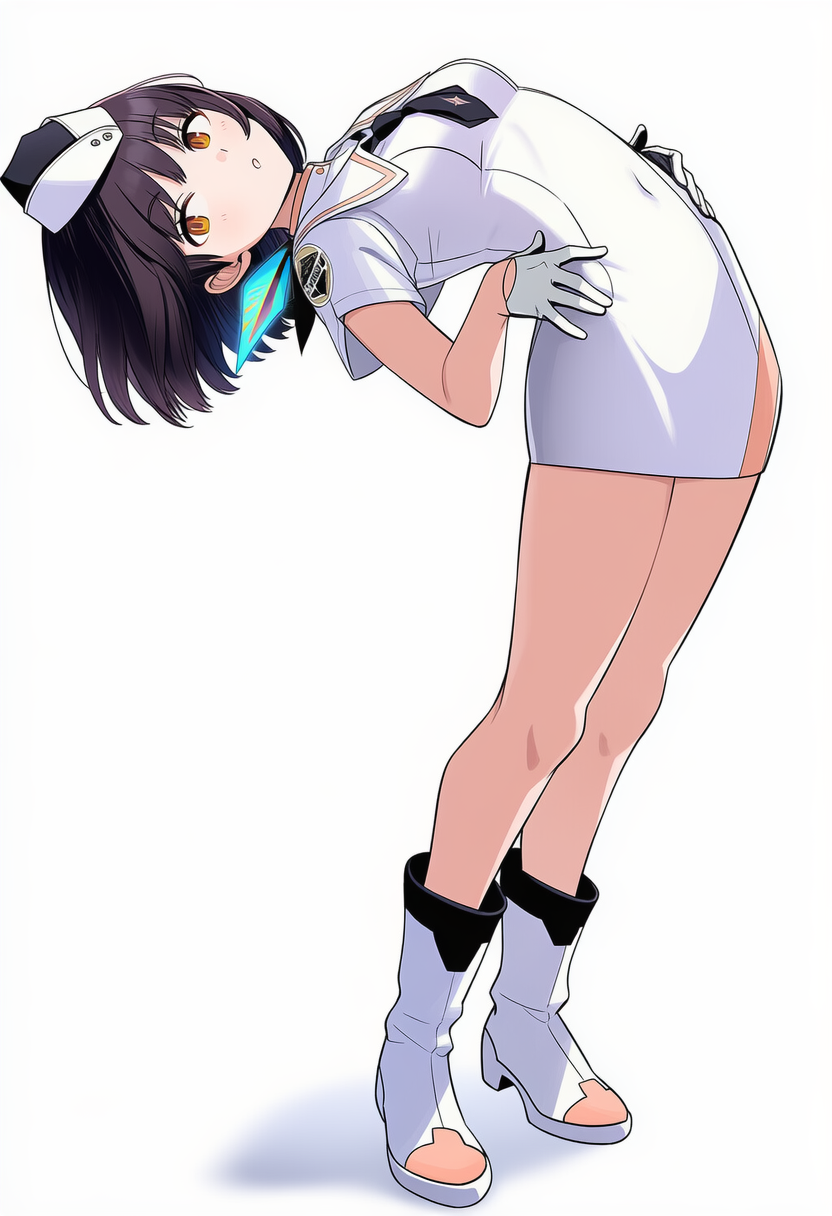 ブルアカオペレーター服　後ろ反り27
