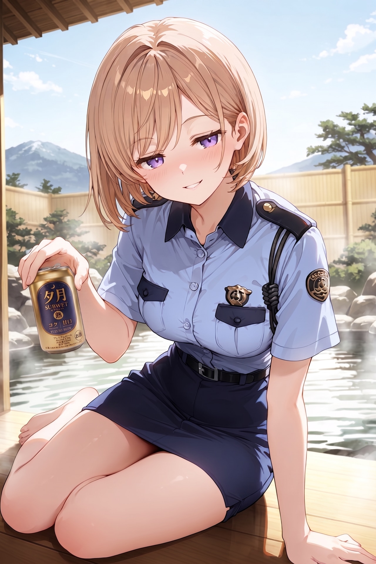 ジト目婦警さんとビール ～乾さつきのドライな日常～ Z729