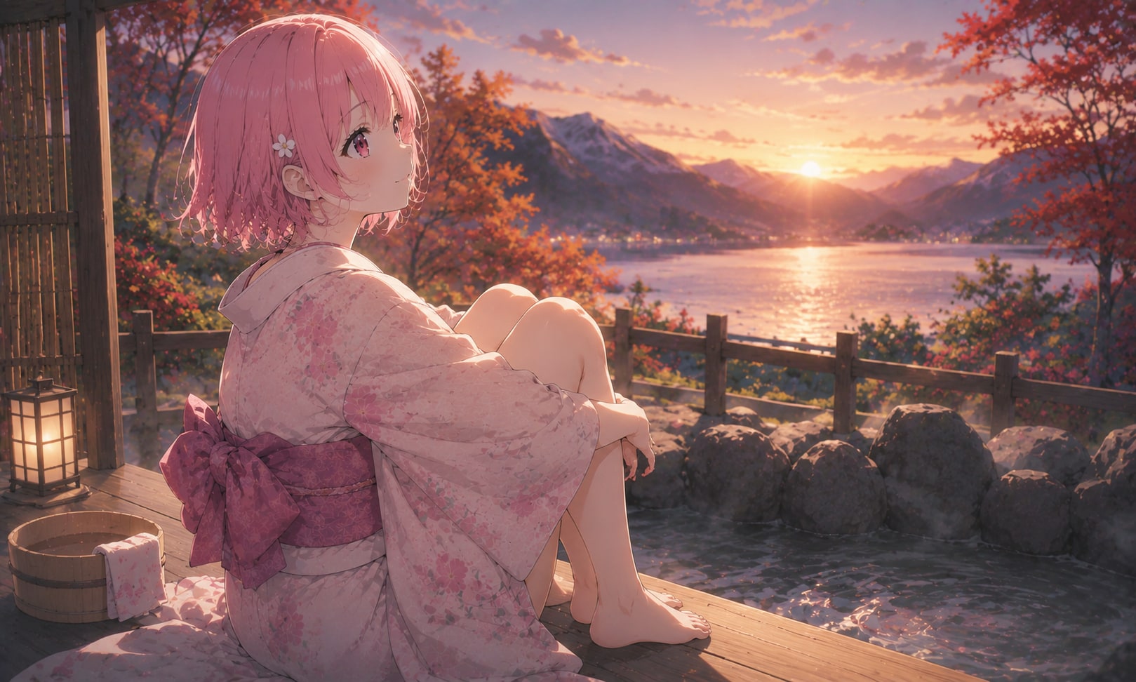 絶景と黄昏