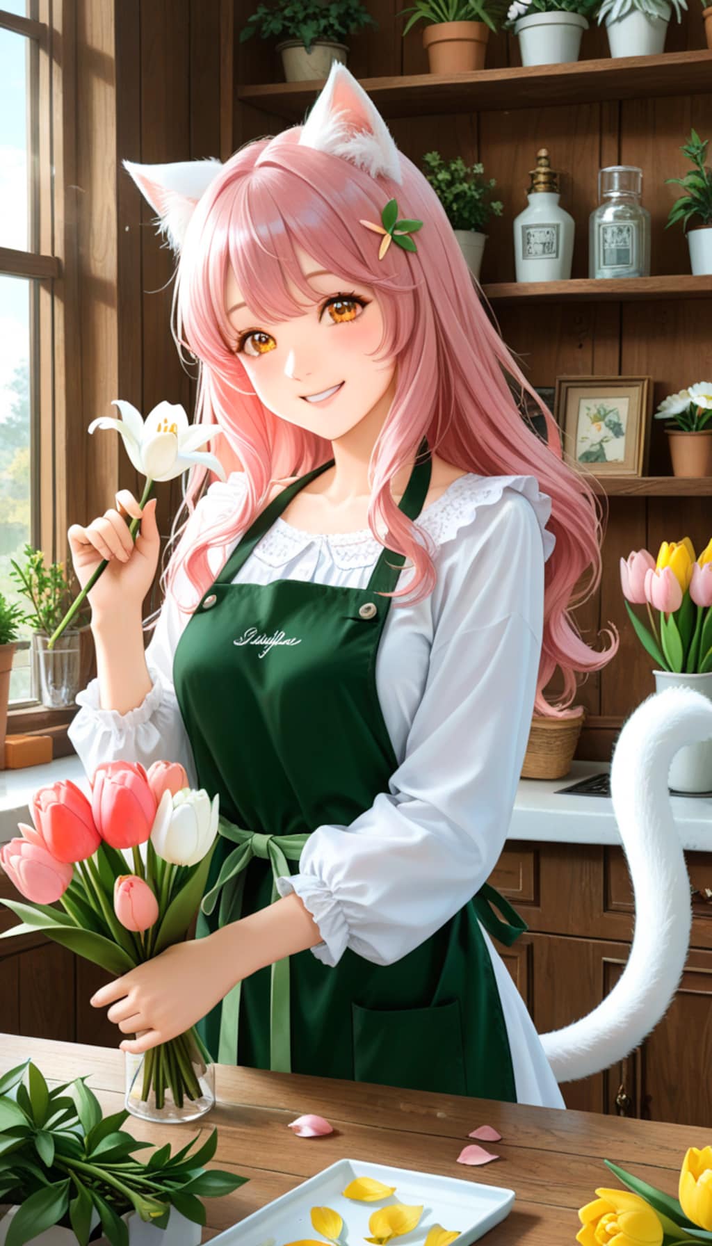 お母さまへのプレゼントでしたね？と彼女は笑った。（さて、明日はどういう理由で来ようかな？）