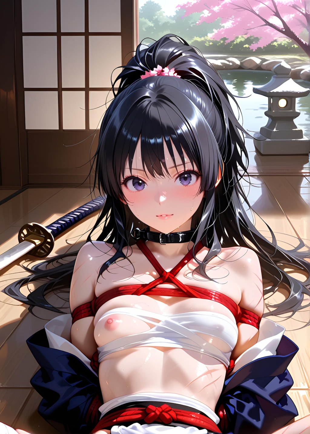 夢乃春樹（YumenoHaruki）　刀剣　拘束