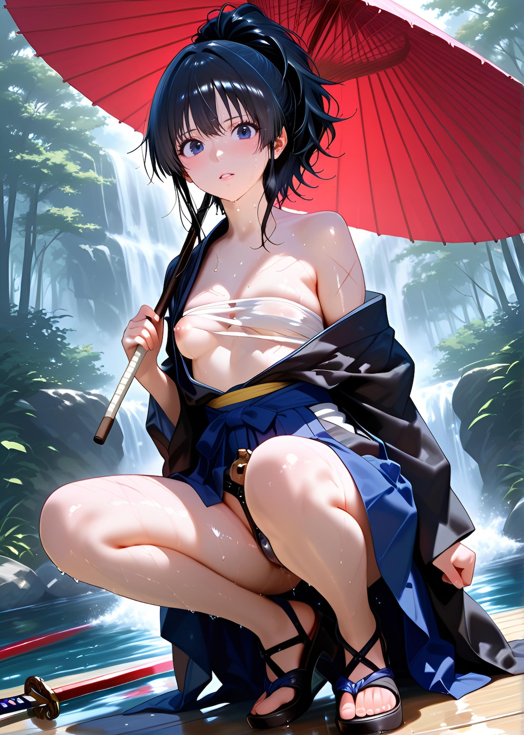 夢乃春樹（YumenoHaruki）　刀剣　拘束