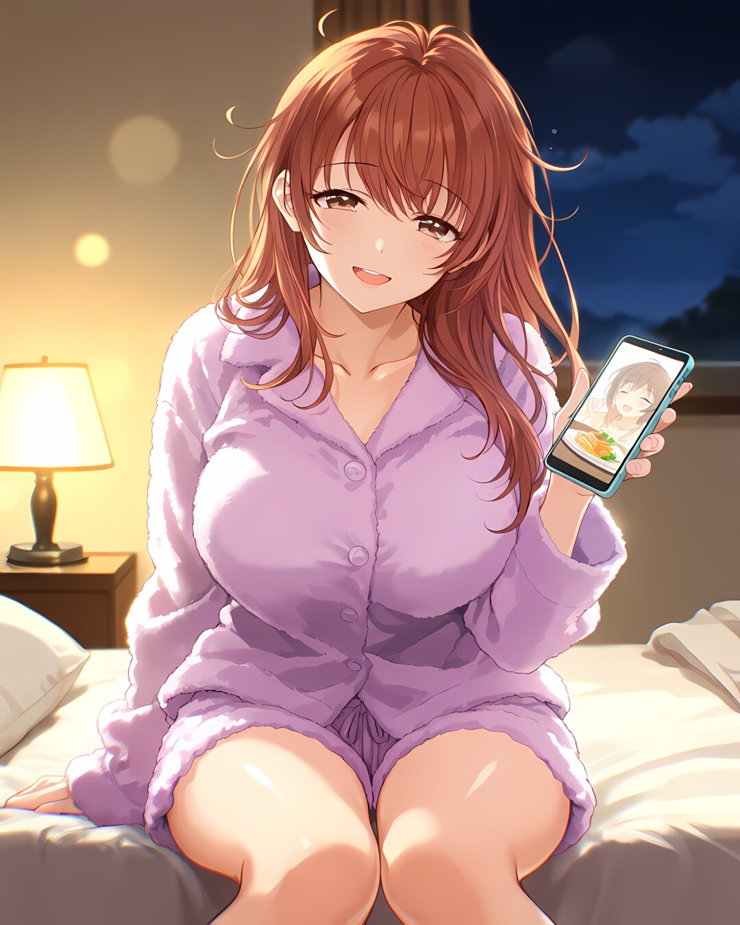 🌙モコモコパジャマで、甘いおやすみノノカ💜