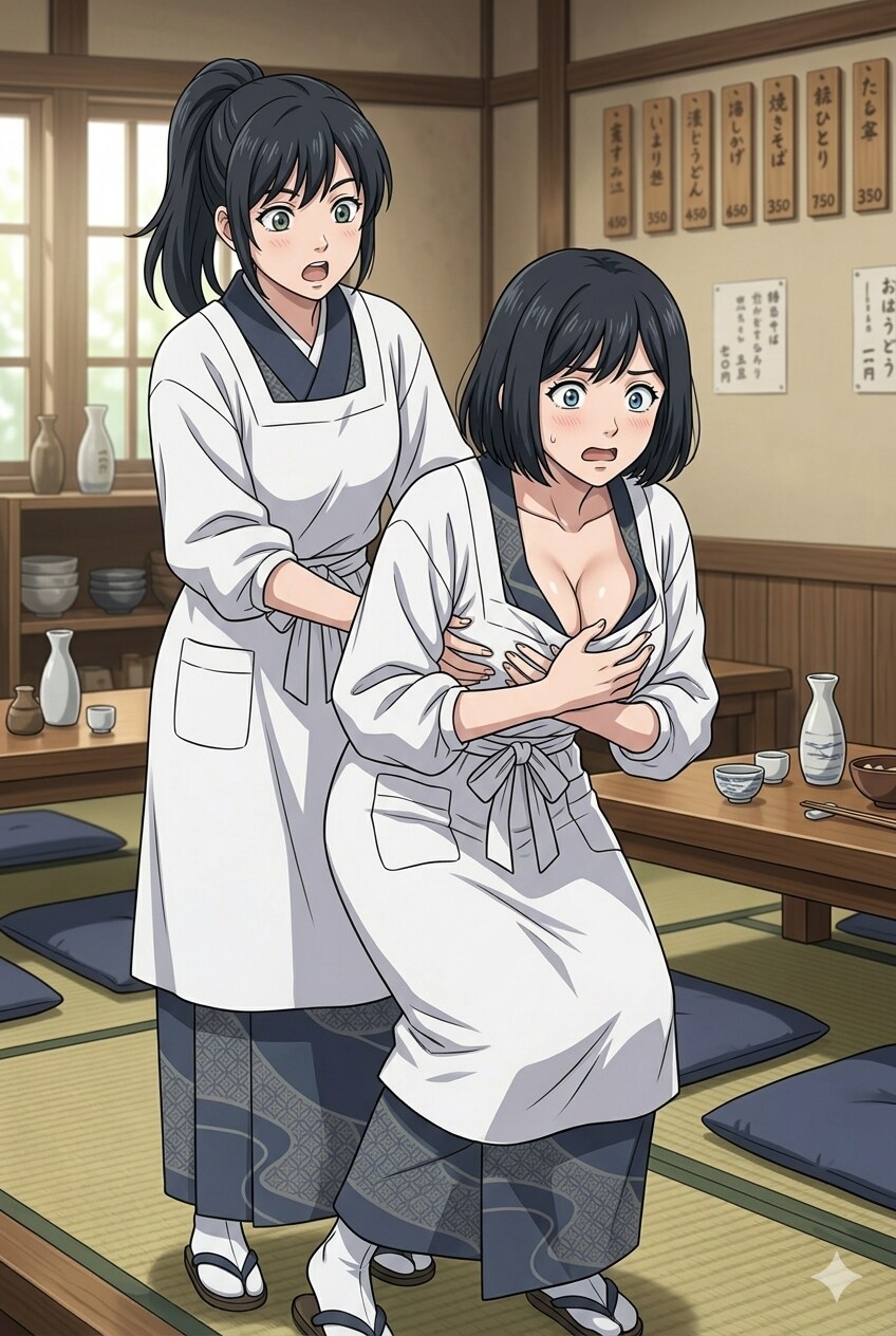 特に深く考えずシリーズ。「うわでっか」「ぎゃーっ！？やめてよお姉ちゃん！！」