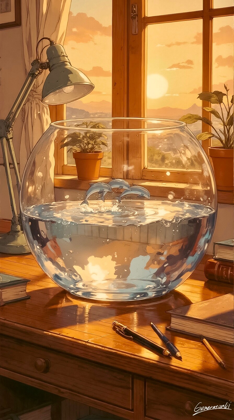 世界で一番小さな海洋保護区／スマホ壁紙アーカイブ | の人気AIイラスト・グラビア