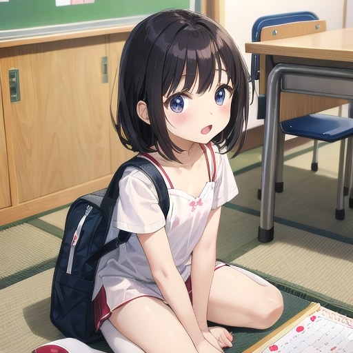 宿題忘れたバツだってぇ | の人気AIイラスト・グラビア