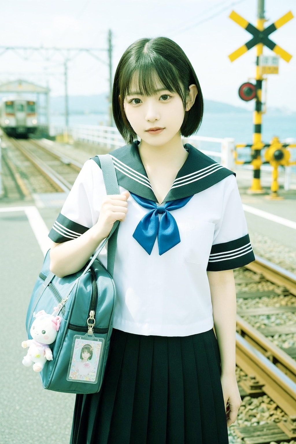【全年齢版002】廊下から表に出た女子高生シリーズコレクションCO001 Model №001 002 003 004 005