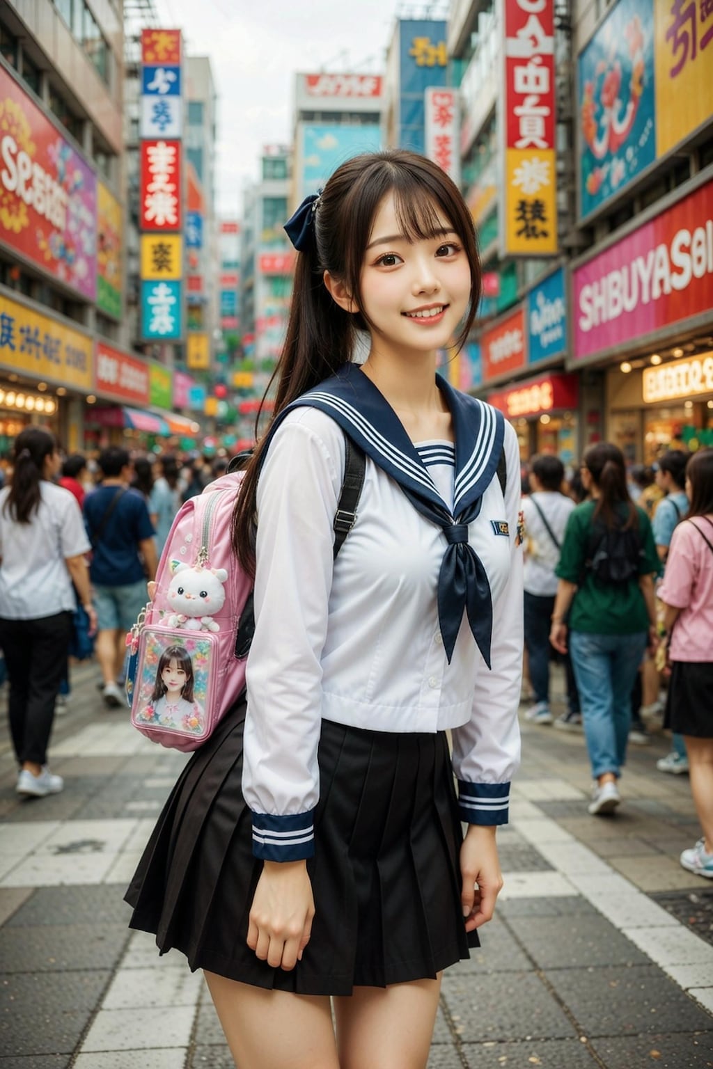 【全年齢版002】廊下から表に出た女子高生シリーズコレクションCO001 Model №001 002 003 004 005
