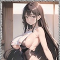 巨乳レオタード　 big breast leotard 4枚目