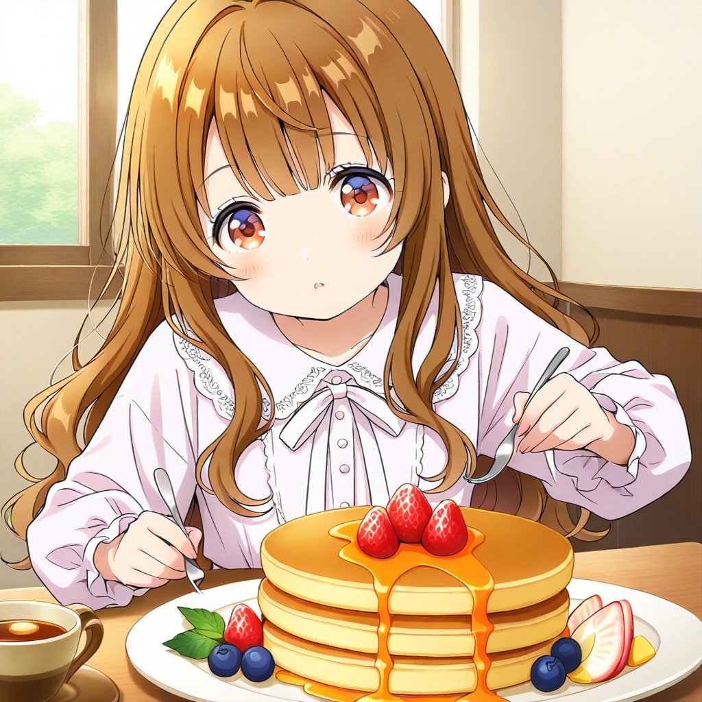 パンケーキこそ至高 | の人気AIイラスト・グラビア