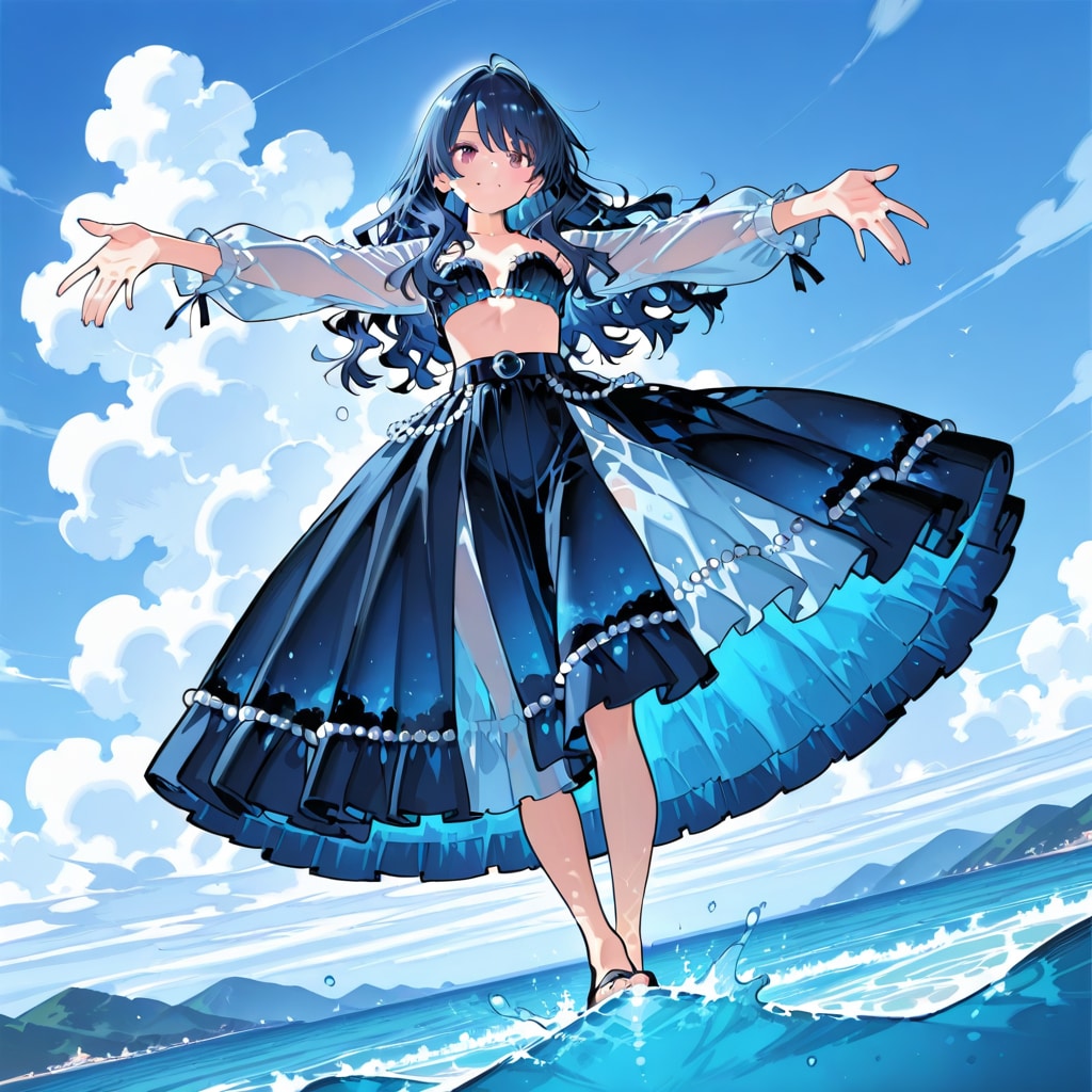 海わたり | の人気AIイラスト・グラビア