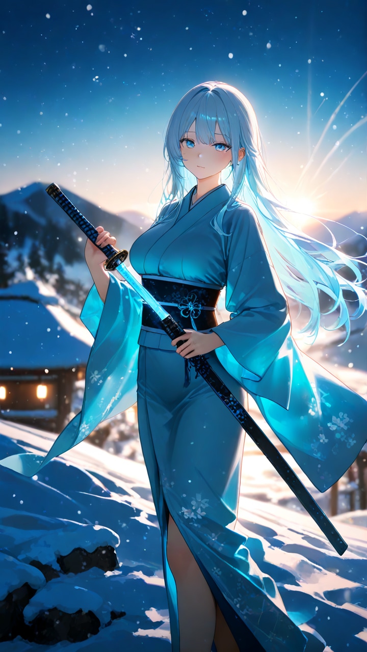 剣人雪女 | の人気AIイラスト・グラビア