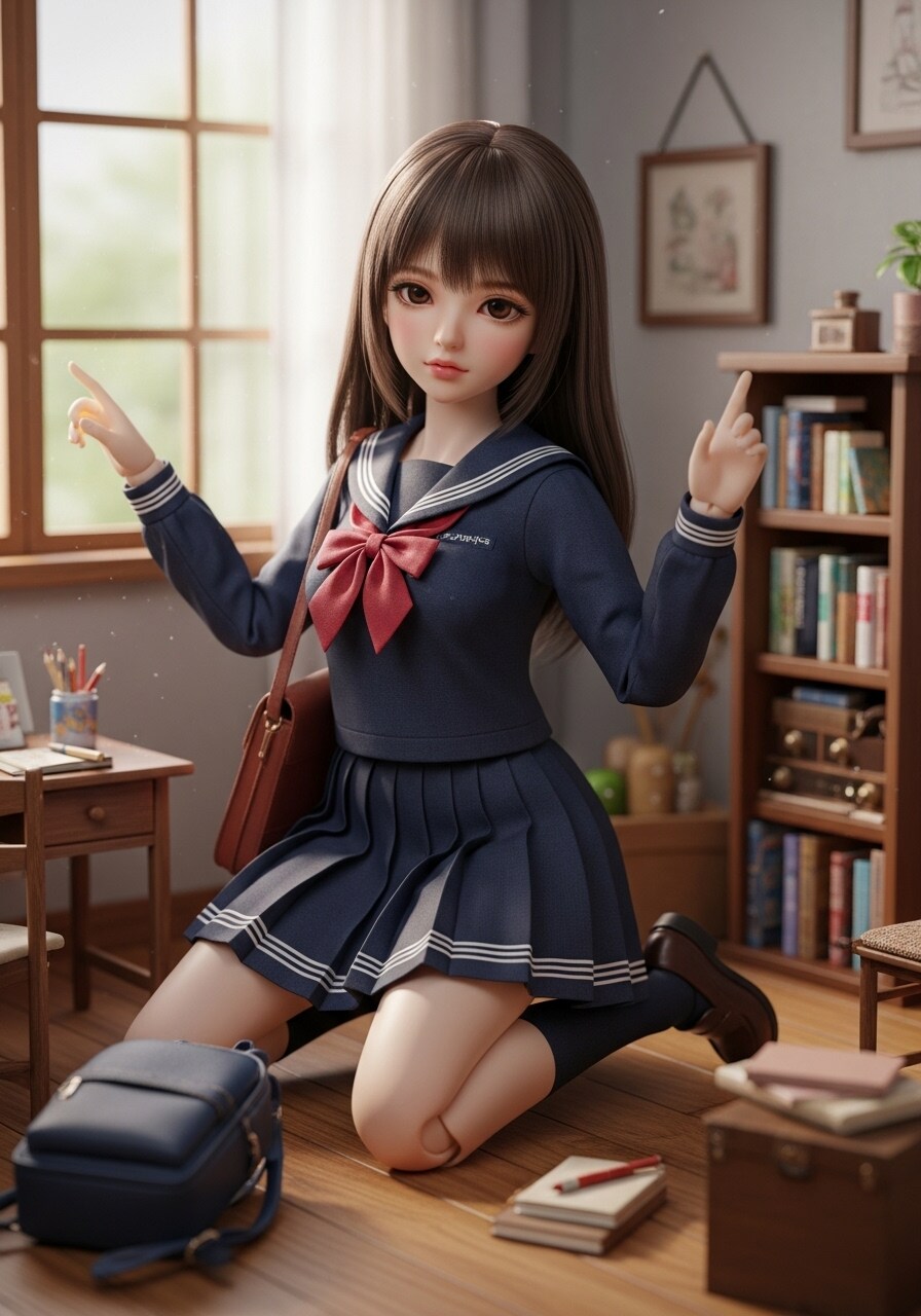 ドールハウスのフィギュア