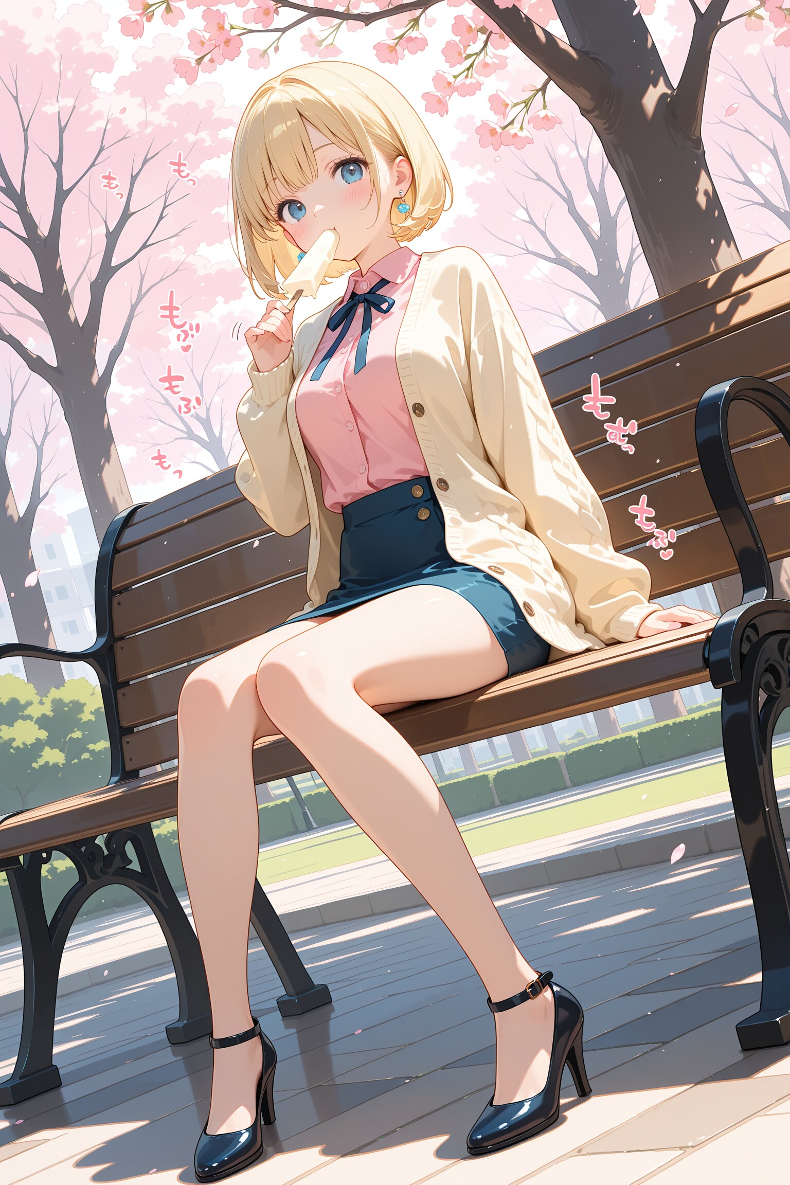 アイス大好きOLちゃんの春衣装