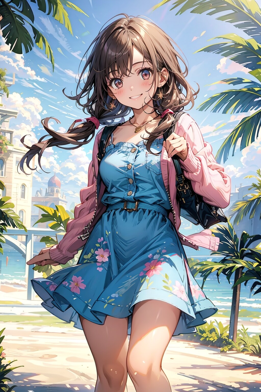 TOPAZ+αで絵海ちゃん(春色コーデ)