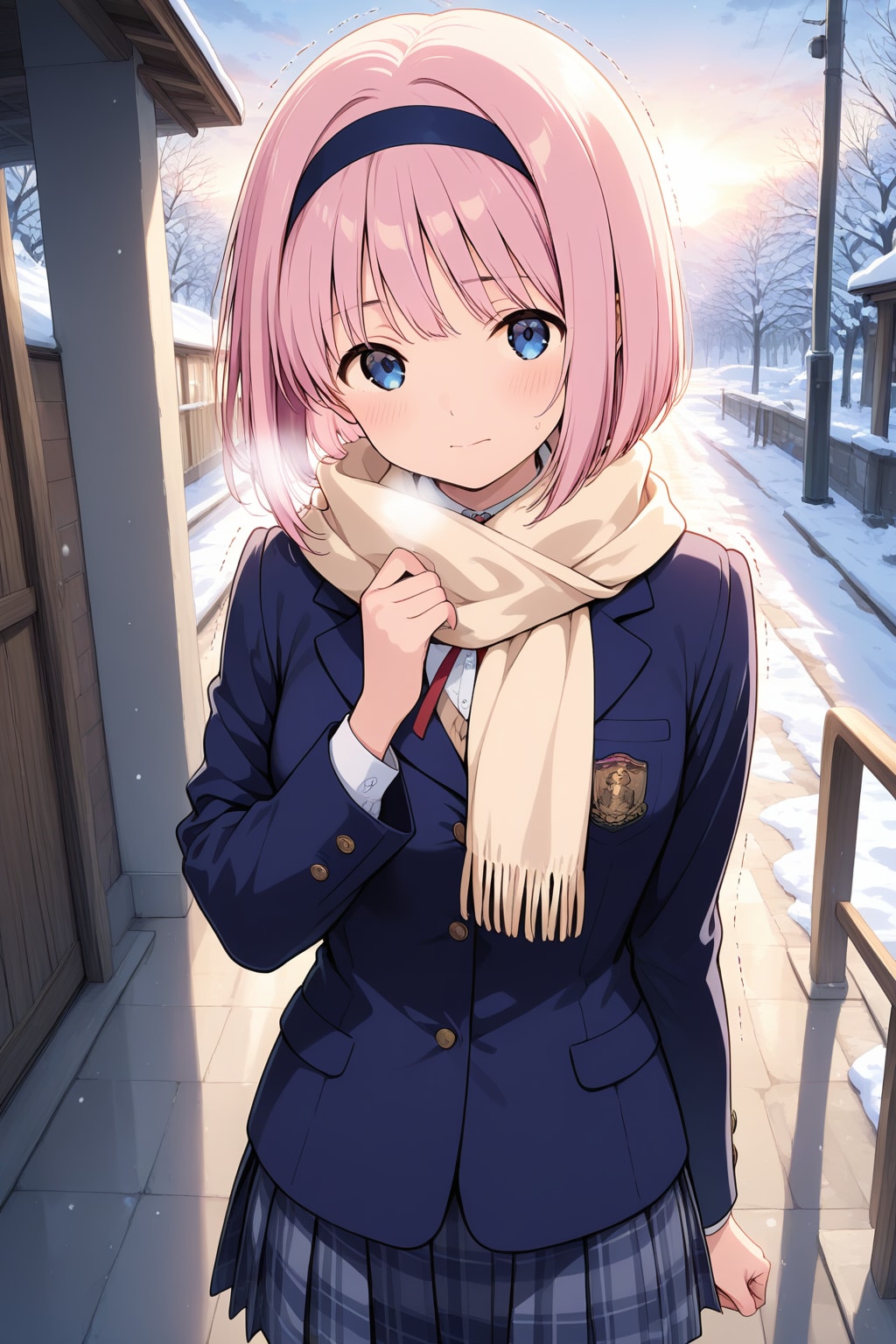 がんばる女子高生