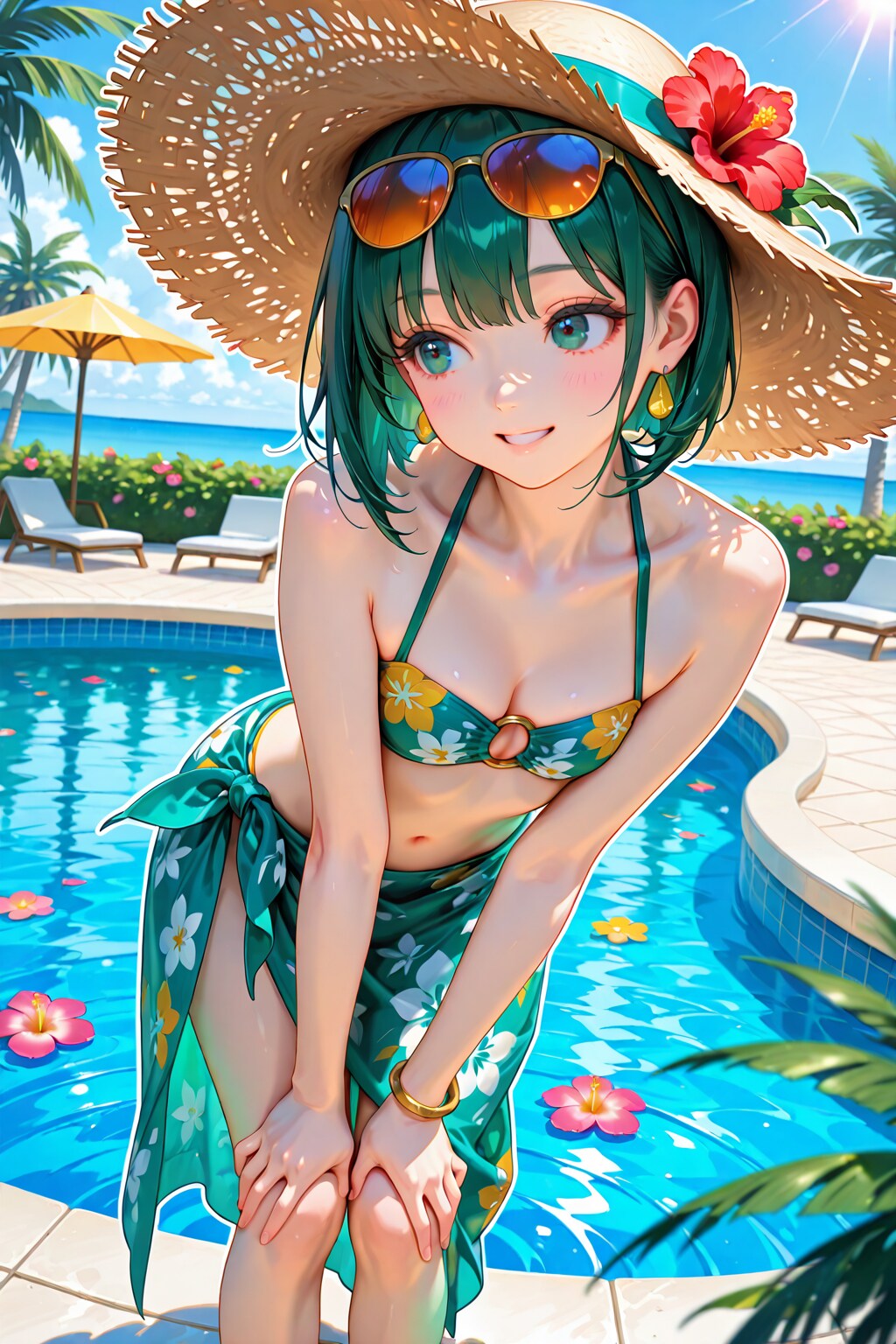 シロクロさんの水着プロンプト