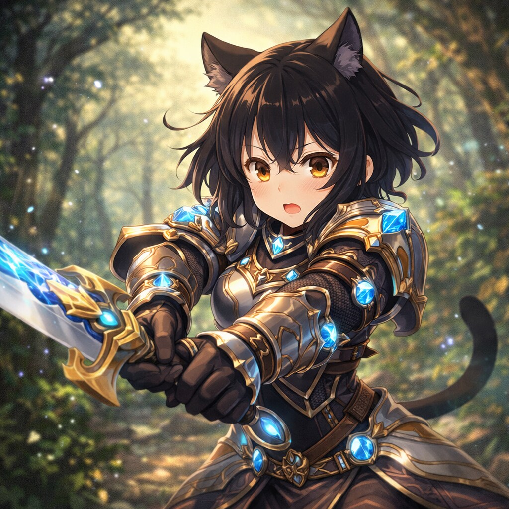 猫耳強化鎧フラン