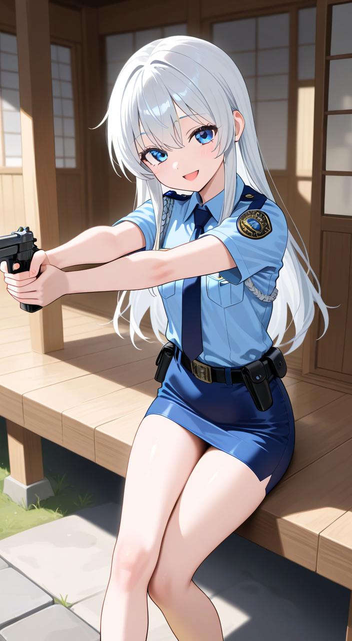 ばーん！逮捕しちゃうぞ！コスプレ銀子ちゃん