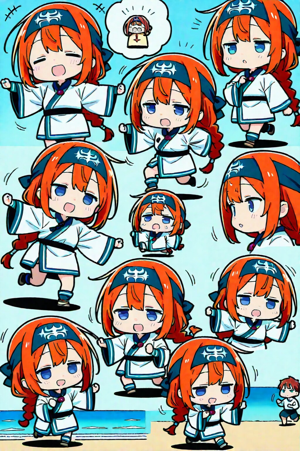 祈りを捧げるコロボックル