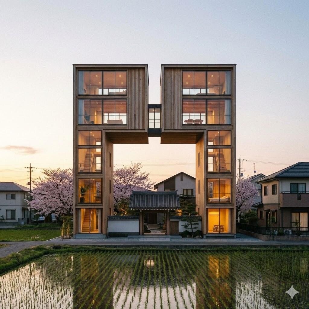 門の字の建造物