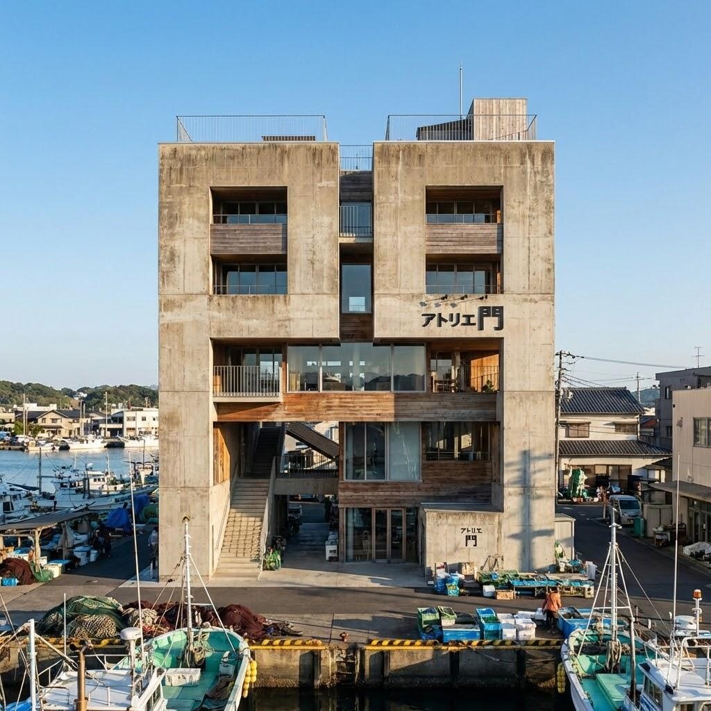 門の字の建造物