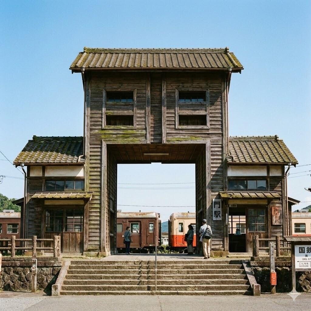 門の字の建造物