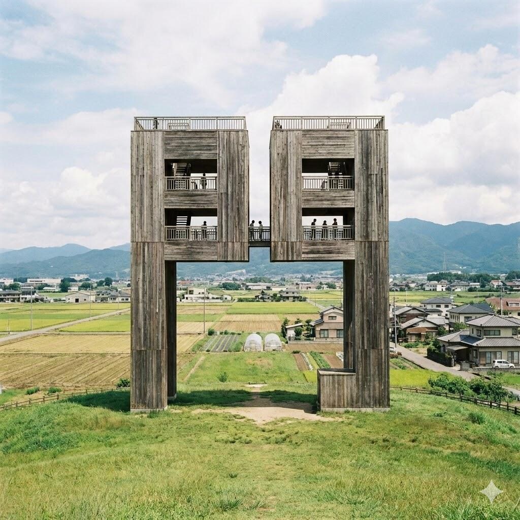 門の字の建造物