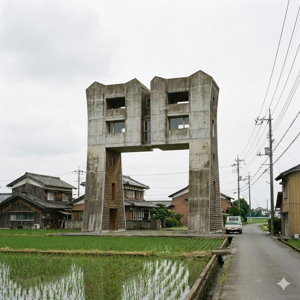 門の字の建造物
