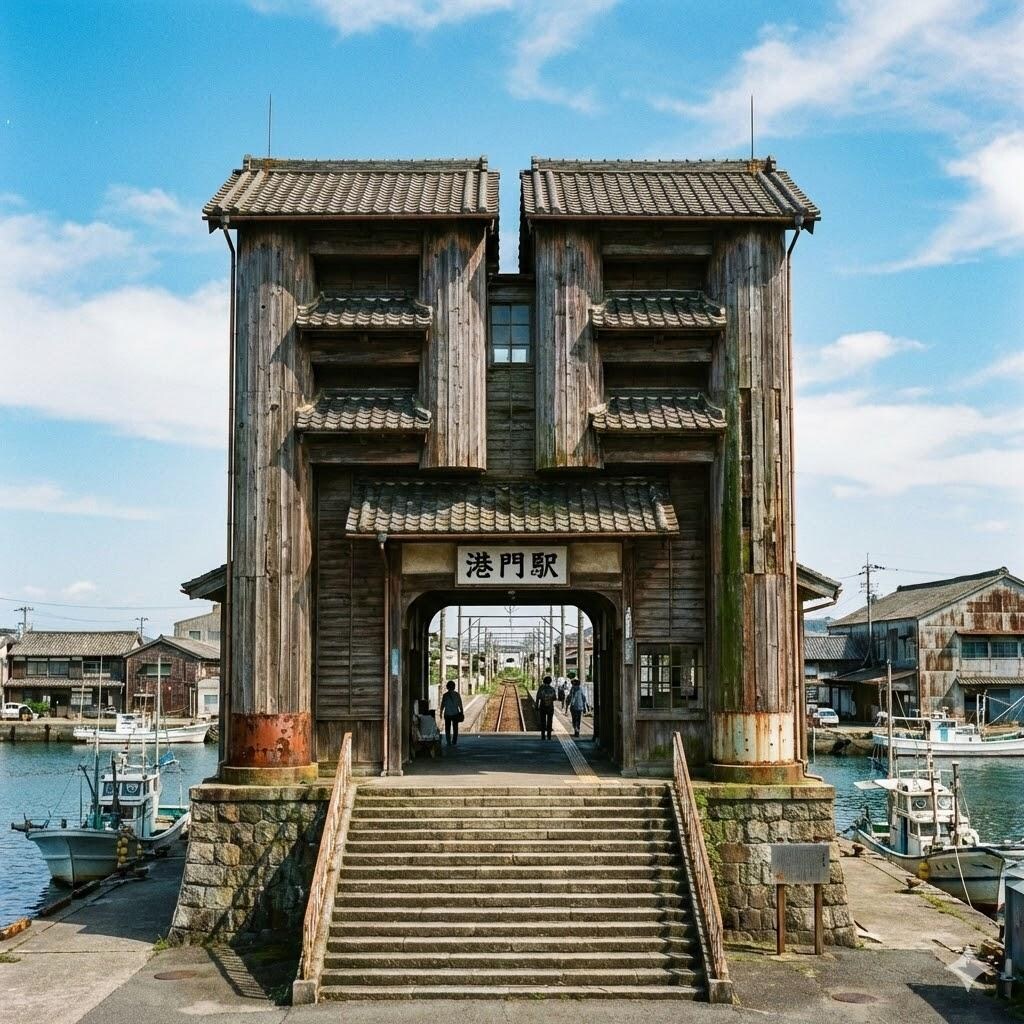 門の字の建造物