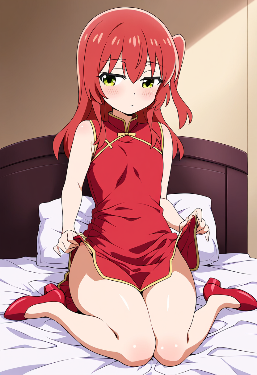 ぼざろ　喜多郁代ちゃん♡チャイナドレス♡