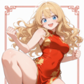 チャイナドレスのちちぷいちゃん 3枚目