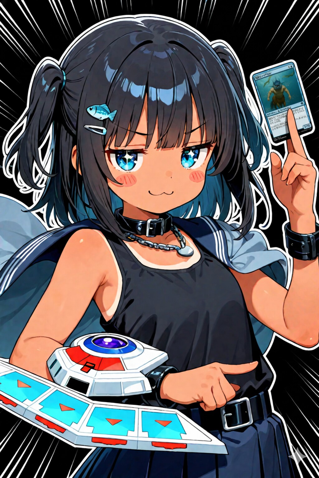 (⩌⩊⩌)「モンスターではない、魚だぁ！！」