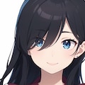 片目隠れの女の子 5枚目