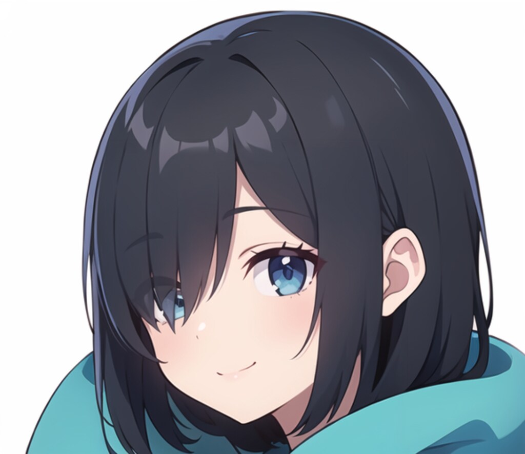 片目隠れの女の子