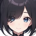片目隠れの女の子 2枚目