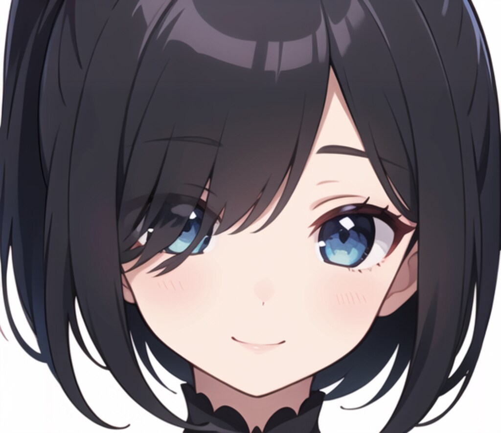 片目隠れの女の子