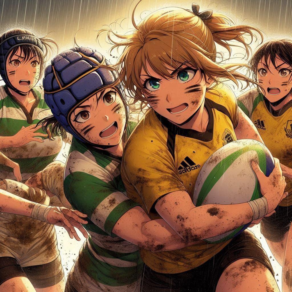 🏉泥まみれの女子ラグビー 137