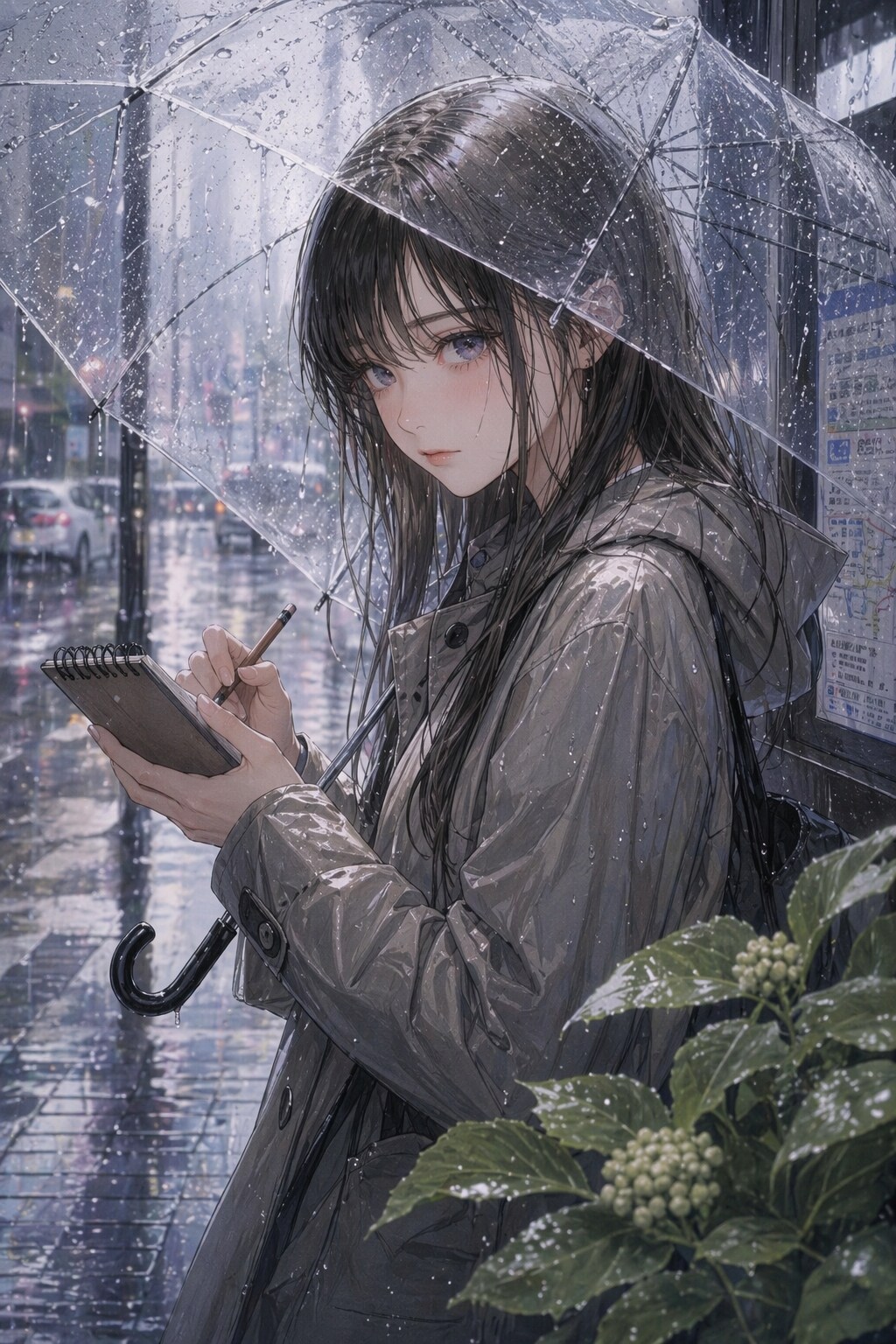 波夷羅ねずは、この雨粒の軌道さえ、美しいと思う