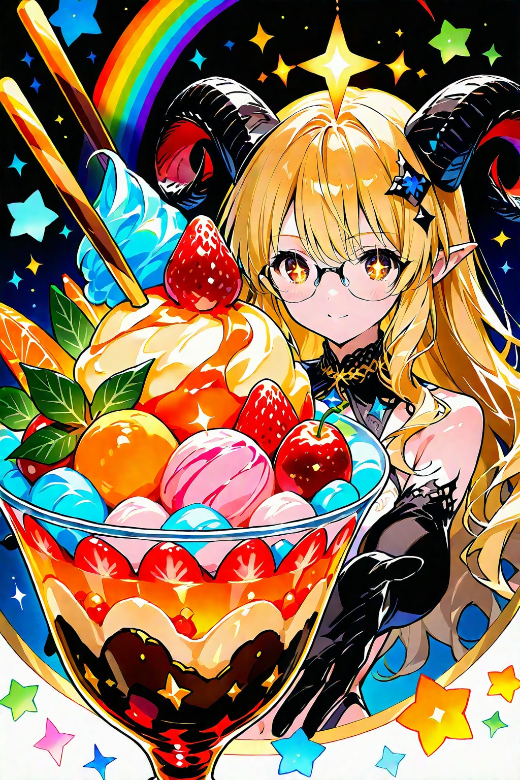 超特盛！！チャレンジメニュー、パフェの頂き！！_20251028