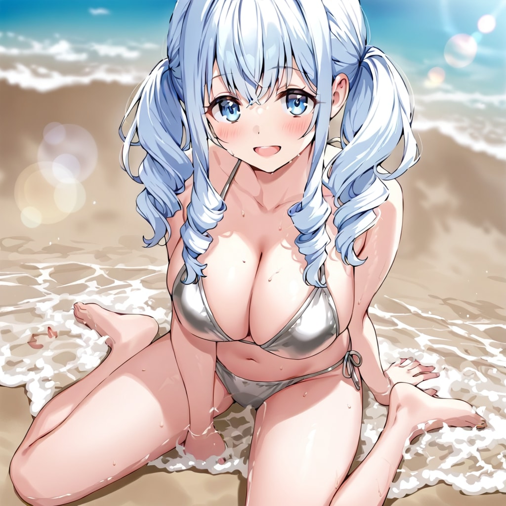 LILACで銀ビキニ　ORIHIME
