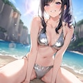 LILACで銀ビキニ　ORIHIME 2枚目