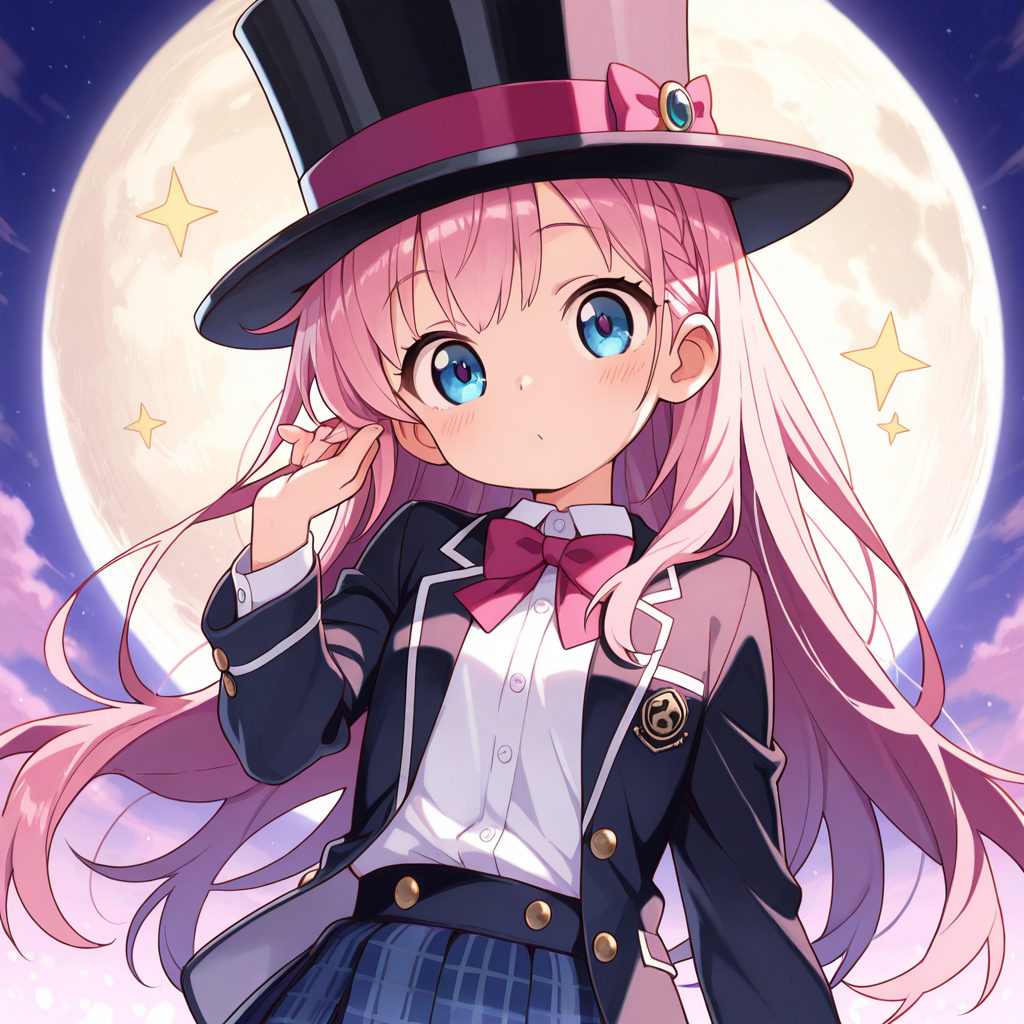 うちの学校、学生帽がシルクハットなんです♡
