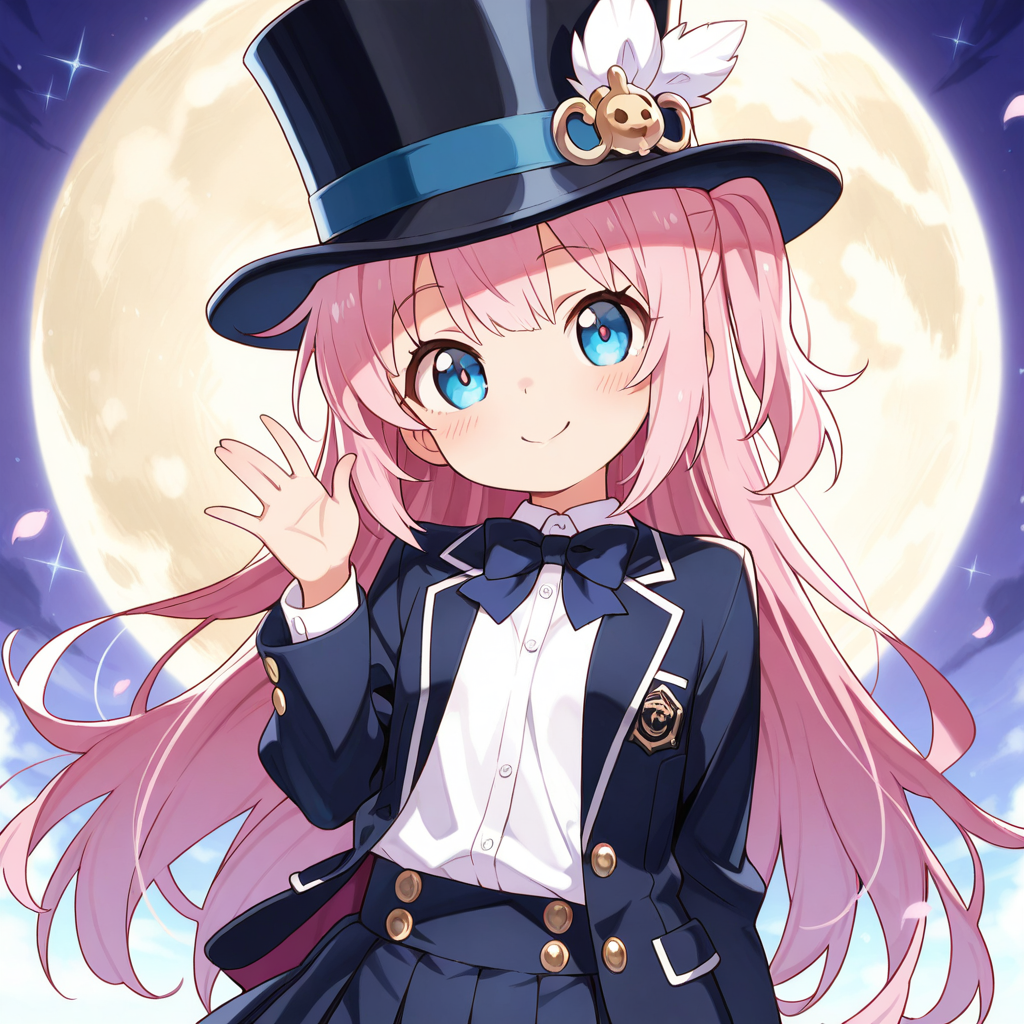 うちの学校、学生帽がシルクハットなんです♡
