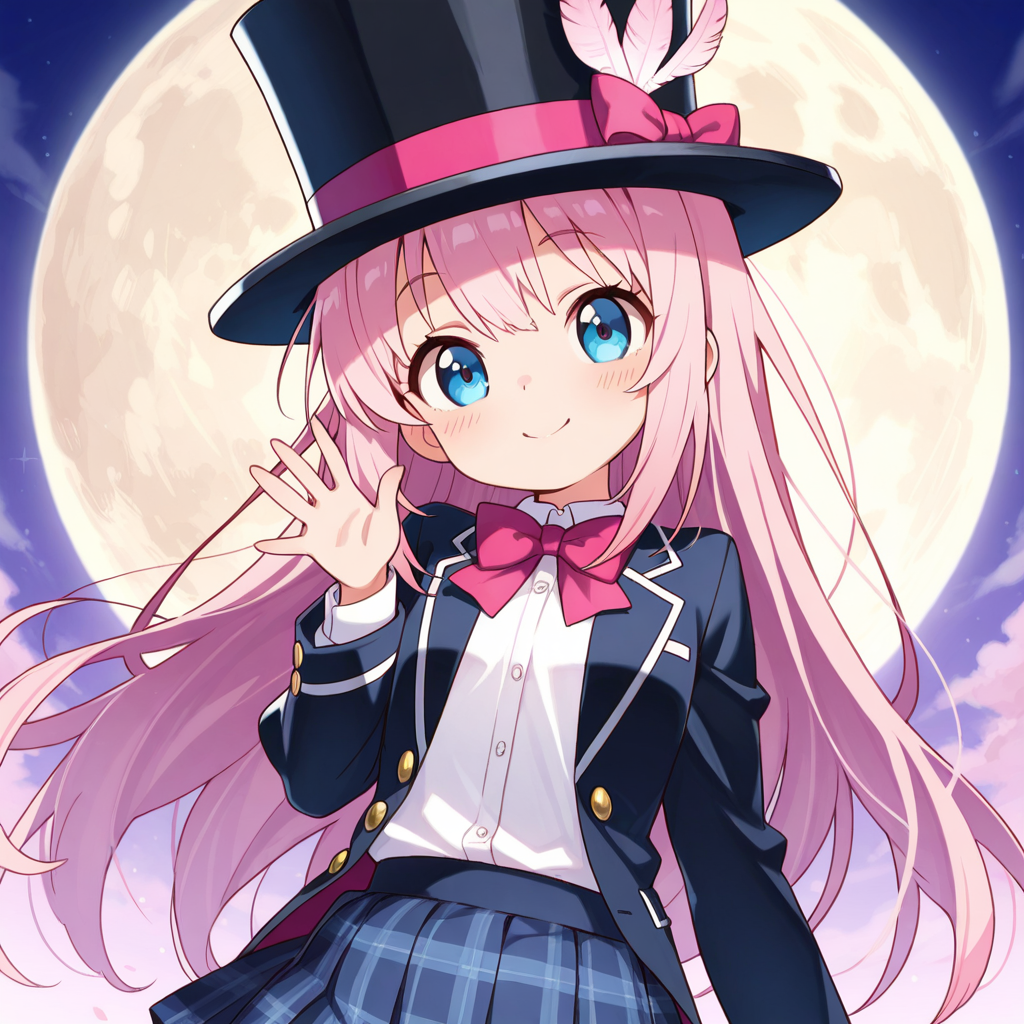 うちの学校、学生帽がシルクハットなんです♡